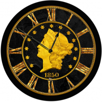1850 Coin Clock
