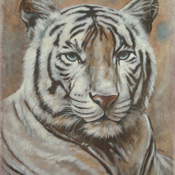 White Tiger Fresco