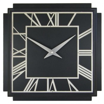 Black Deco Clock