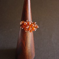 Amber Caviar Ring