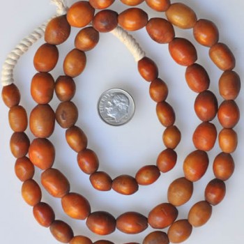 Orange Nigerian Beads