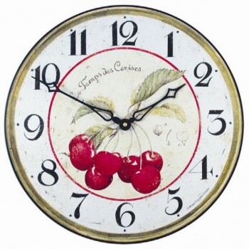 Red Cherry Clock