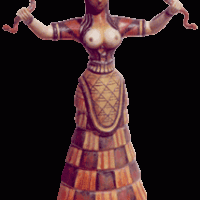 Snake Priestess Statuette