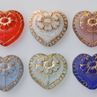 Victorian Heart Beads