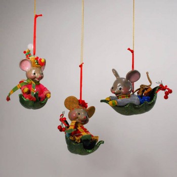 Whimsy Mouse Ornament