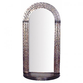Arched Mirror With Shelf
