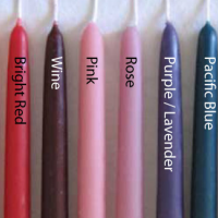 Colorful Taper Candles