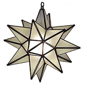 Frosted Glass  Star Lantern