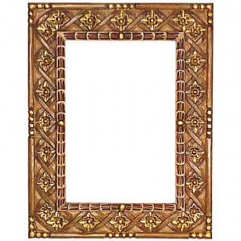 Painted Wood Mirror Frame
