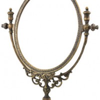 Antique Pedestal Mirror