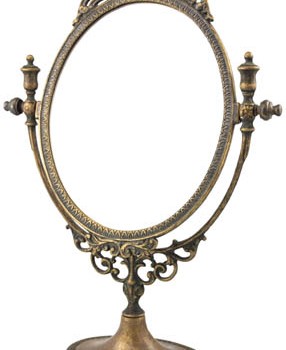 Antique Pedestal Mirror