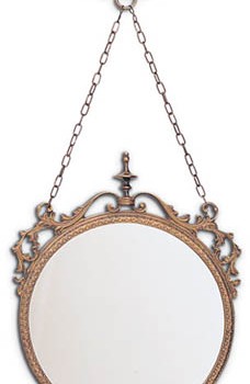 Hanging Antique Wall Mirror