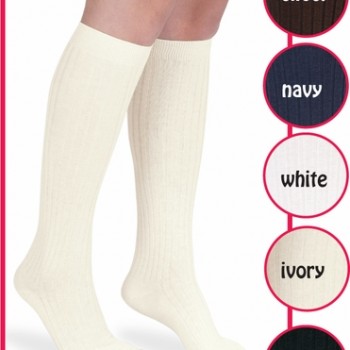 Pima Cotton Knee Socks