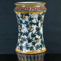 Talavera Drum Vase