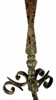 Aged Brass Candleholder