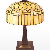 Alabaster Yellow Lamp