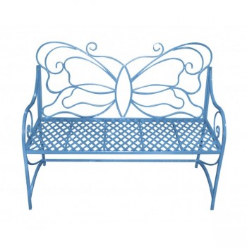 Blue Butterfly Bench