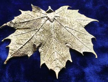 Gold Maple Leaf Pendant