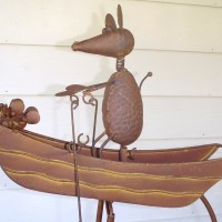 Mousy Rowboat Wind Ornament