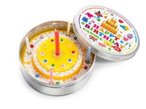 Birthday Cake in a Box Candle