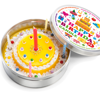 Birthday Cake in a Box Candle