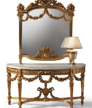 Fratelli Side Table and Mirror
