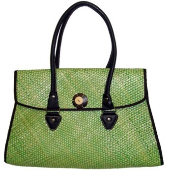 Green Bamboo Handbag