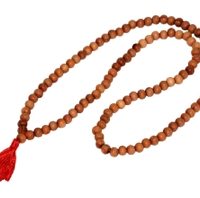 Loquat Wood Mala Prayer Beads