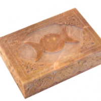 Moon Goddess Stone Tarot Box