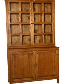 Pine Wood China Cabinet