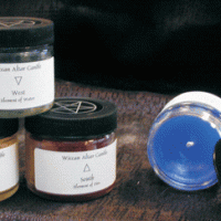 Wiccan Element Candles