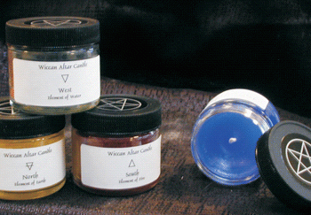 Wiccan Element Candles
