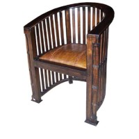 1920's Demi Round Armchair