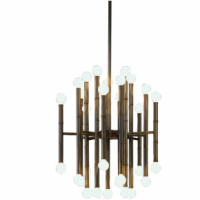 Bamboo Chandelier patina
