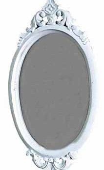 Carved Oval Mirror