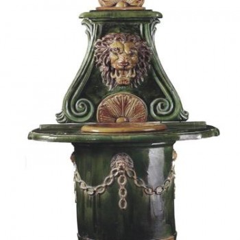 Ceramic Lion Fountain