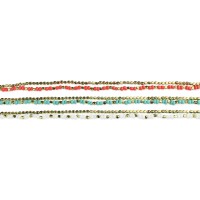 Gold & Seed Bead Anklet