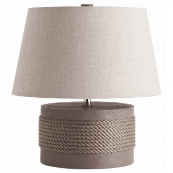 Grey Rope Table Lamp