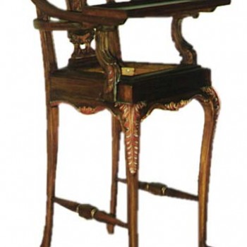 Hand-Carved High Chair