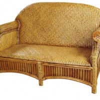 Indonesian Woven Couch