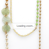 Jade Pearl Loop Necklace