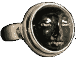 Mama Moon Ring, black
