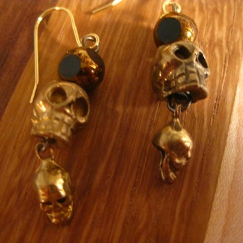 Skull on Skull Earrings