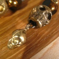 Skull on Skull Earrings detail