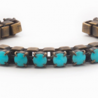 Turquoise Crescent Bracelet