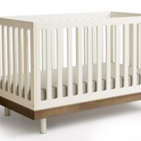 Walnut Baby Crib