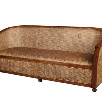 Woven Rattan Couch