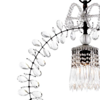 Bow Top Chandelier, detail