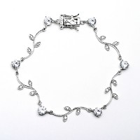 Delicate Silver Branch Bracelet