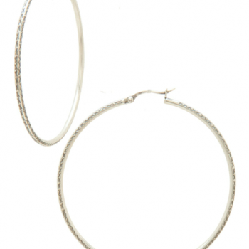 Everyday Silver Hoops